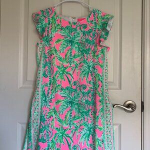 Lilly Pulitzer Adda Shift Romper, Hangin Around, size 0 NWT
